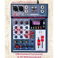 Hardwell Minimix 4 Original Audio Mixer Usb Bluetooth Recording To Pc