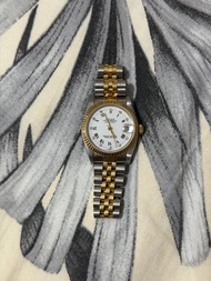 Rolex Datejust Two-Tone Roman Numeral Watch 68273 金銀潤 鑲鑽盤 復古錶