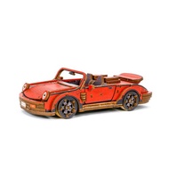 偷偷為男友準備的手工禮物WOODEN CITY限量版彩色木製跑車