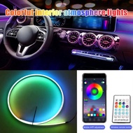 Car Interior Strip Lights RGB LED Ambient Lighting Tube Light Dashboard Decoration Led Light Strip U