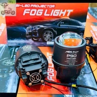 Đèn Bi gầm P90 Plus - 3 màu thay đổi màu qua từng lần bật tắt Công suất 65W Có trợ pha Laser có quạt