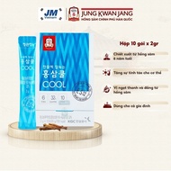 [10 Packs] Korean Red Ginseng Tea Cool KGC Jung Kwan Jang - Helps Detoxify Liver, Strengthen Immune System