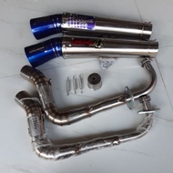 MIO SPORTY / SOULTY / SOUL 115 CARBS DAENG SAI4 AND AUN PIPE WITH SILENCER