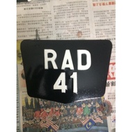 PLAT APEK CHOWKIT  / PLAT KETUK PUTIH / PLAT BESI / PLAT CHOWKIT /PLAT APEK CHOWKIT / PLAT KL / PLAT