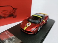 XF 1 64 Ferrari Horse Leap Supercar Model Ferrari F8 Tributo Track Painting Red