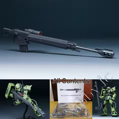 ASR-78 MS Anti-Ship Rifle Plastic Model for MG 1/100 Zaku I II 1 2 The Origin MSD Cucuruz Doan's MS-