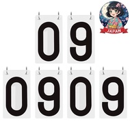 [GOGO] 6-Pack Waterproof Single-Digit Scoreboards with 0-9 Display, Portable, Easy to Read, Durable,