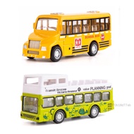 Pull Back Toy Cars Set Of 5 Die Cast Metal Little Cars City Bus Pull And Push London Bus City Touris