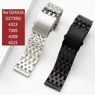 Stainless Steel Watch Band for DZ7395 DZ7416 DZ4316 Mens Metal Bracelet 24mm 26mm 28mm 30mm Solid Wr