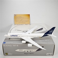 NG Models 78028 1: 400 Hensha Air B747-8 D-ABYC Alloy Airplane Model