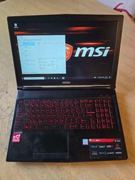 MSI GL63 筆記型電腦 i7 8750H GTX 1060