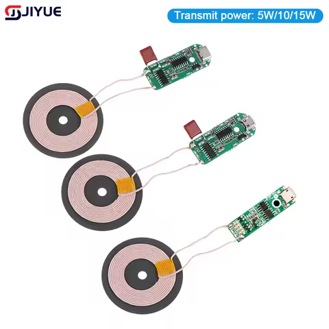 Transmitter Module Coil Circuit Board 5W/10W/15W Type-c Qi Fast Charging Wireless Charger PCBA DIY S