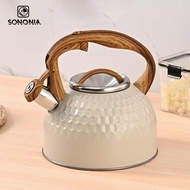 SONONIA 2.5L Stove Top Tea Kettle Stovetop Water Boiler Large Capacity for Camping,