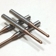 Used Ballnose 1.5R 3mm HRC70 Brand JJ series Ballnuse 3 mm R1.5 Ball nose 3 second