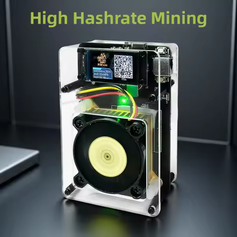 NMAxe Bitaxe NMMiner Official Ultra BM1366 Asic Chip 500G~600Gh/s Full Colorful Display Bitcoin Mine
