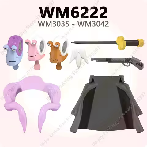 WM6222 Compatible Action Figures Parts Bricks WM3035 WM3036 WM3037 WM3038 WM3039 WM3040 WM3041 WM304