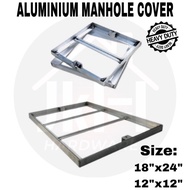 (HEAVY DUTY)18"x24" / 12"x12" ALUMINIUM MANHOLE COVER