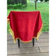 Velvet Card Holder 70x70cm 3cm Strip Beautiful Table Cloth Table Top Protector