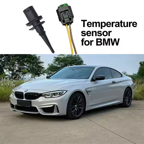 Car Outside Air Temperature Sensor With Connector Plug For BMW 1 6 7 Series E39 E46 X3 X5 X6 Z4 Z8 M
