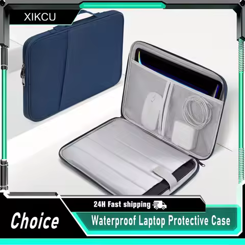 Waterproof Shockproof Handle Bag Laptop Sleeve Case for Macbook Air 11 13 Inch M4 M3 M2 Chip Mac Boo