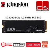 Kingston KC3000 PCIe 4.0 NVMe M.2 SSD (512GB/1024GB/2048GB)
