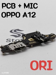 CONNECTOR CHARGER OPPO A12 ORI PAPAN KONEKTOR CAS FLEXIBLE CAS PCB BOARD OPPO A12 + IC