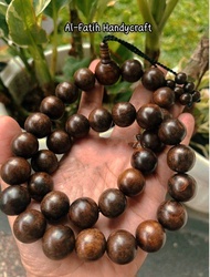 Tasbih gaharu super 33 butir 12mm 14mm 16mm tasbih gaharu buaya Kalimantan