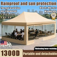 6x6 6x10 10x10 10x15 10x20FT tent side cover sun shade awning canopy Rainproof Kanopi Pasar Malam 8x