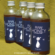 RAW HONEY (The 5th Months honey) น้ำผึ้งป่าเดือน 5 100% น้ำผึ้งแท้ น้ำผึ้งธรรมชาติ(300 ml./bottle Re