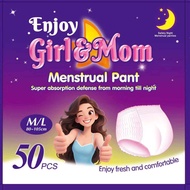 50 MIẾNG BĂNG VỆ SINH QUẦN ENJOY GIRL&MOM SIZE S-2XL TỪ 30-80KG