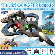 Mainan Glider Airplane 360° Pesawat Terbang 2.4G EPP Stunt Remote Control Led Drone Remote Foam Rc P