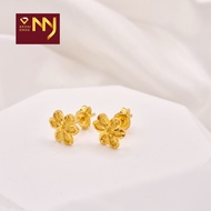 NNJ SUBANG PAKU BUNGA 916 | 22K Gold Earring | 22K Gold Earring