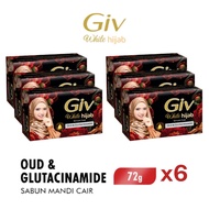 [Paket isi 6] Giv Hijab Oud & Glutacinamide Sabun Mandi Batang 72gr