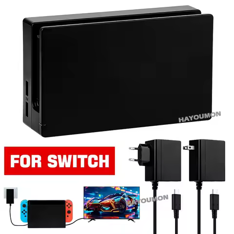 NEW 2IN1 Kit For NS Switch Charging Dock HDMI-Compatible TV Dock Charger Station Stand Dock + For Sw