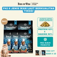 Bite of Wild F42 1kg FREE Cat Treats - 100% Holistic Premium Dry Cat Food Grainbebas