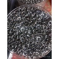 Set of 50 pieces, eyelets to make air imitation. D in 3.5mm. Outer D 4.7mm
