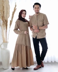 MRSBAJU - COUPLE KELUARGA / COUPLE MUSLIM / COUPLE TERBARU / COUPLE MURAH - CP GAMIS DENIM