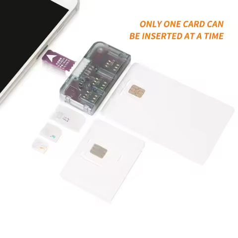 PCB iPhone SIM card 4in1 External Card Slot Adapter Fast Card Changer iPhone SIM Card Reader Holder 
