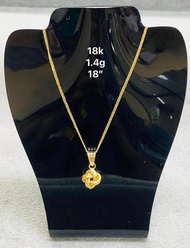 RizonCharmz Collection Cheapest Direct Supplier Super Sale Women Necklace Knot 18k Pawnable Gold