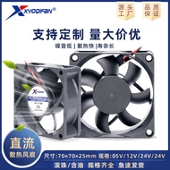7025 Cooling Fan Ball 5V12V24V Inverter Dryer Brushless Industrial Fan