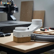 [Predolo] Brush Barrier Dust Hood Quick Detach CNC Router Dust Cover Wear Resistant Nylon CNC Vacuum