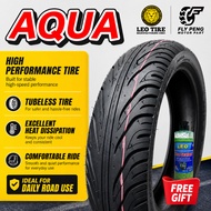 LEO AQUA TUBELESS Motorcycle tire high performance grip gulong FREE sealant 100/80-14/90/12