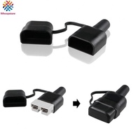 Plug Cover PVC UL94V-0 Red Waterproof Bipolar Series Black Durable 2/4pcs