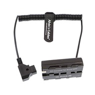 Alvin's Cables D-Tap to NP-F970 Dummy Battery Coiled Power Cable for Sony NP-F550| F570| f770| F970|