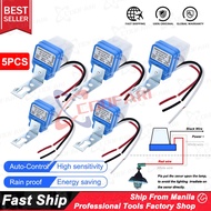 5Pcs Automatic Auto On Off Photocell street Light Switch DC AC 220V 50-60Hz 10A Photo Control Photos