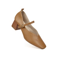 SHU 2" V-CUT MARYJANE รองเท้าส้นสูง