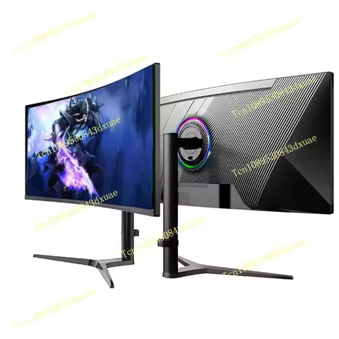 34 inch LCD 144hz 165 HZ 4k computer mo Rgb light bar game curved screen mo