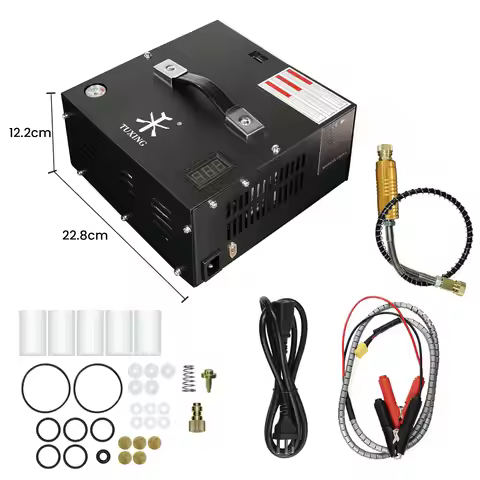 TUXING TXES061 4500Psi PCP Air Compressor Built-in Transformer 300Bar Portable High Pressure Compres
