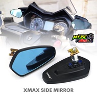 XMAX Side Mirror Aluminum Rear View Mirrors for YAMAHA XMAX 250 300 400 2017 - 2023