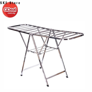 GDeal Stainless Steel Foldable Clothes Drying Rack Best Quality Multi-Functional Lightweight Space S